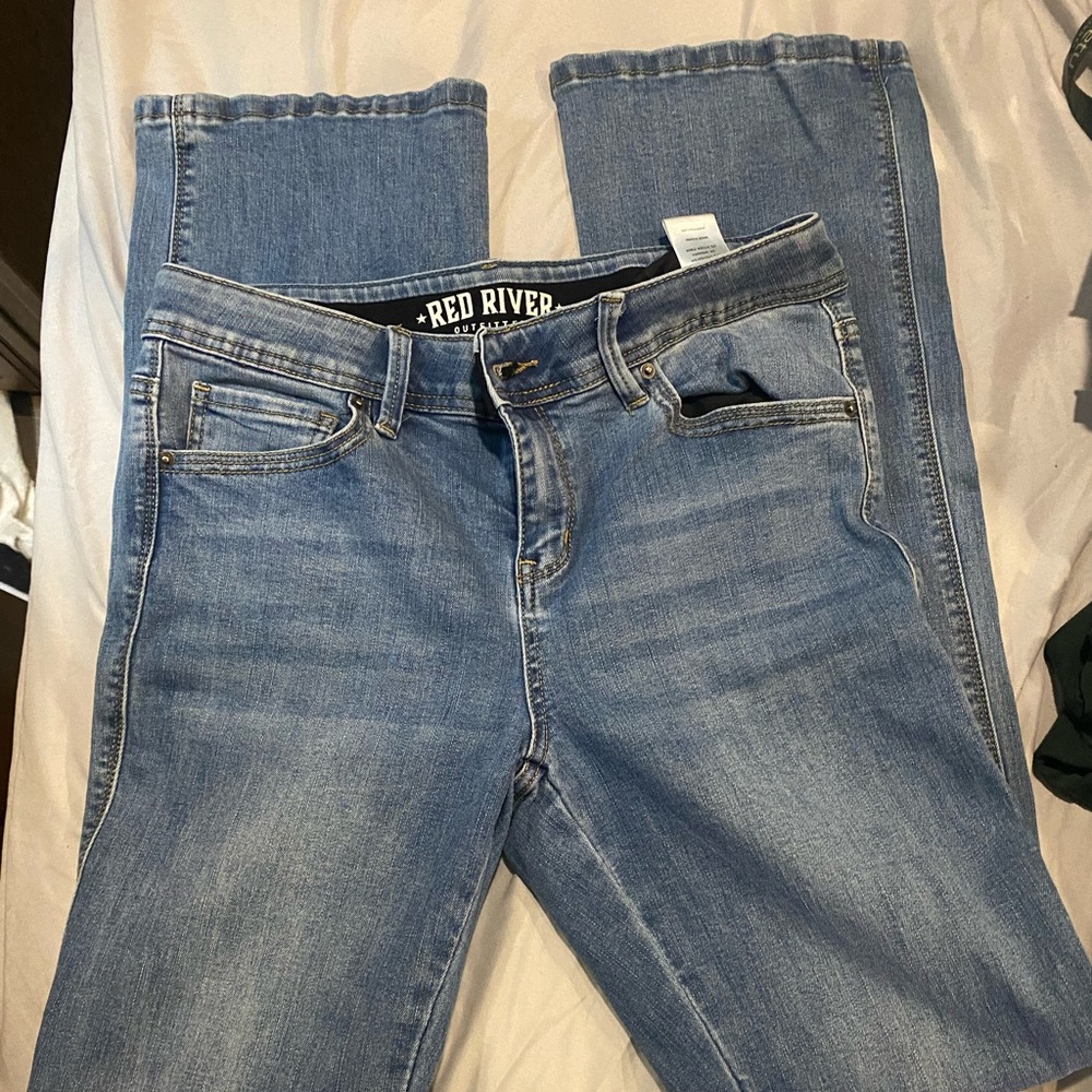 Red River boot cut jeans, tall
